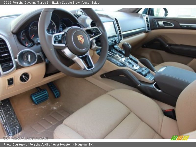 Saddle Brown/Luxor Beige Interior - 2016 Cayenne Turbo S 