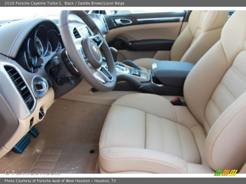 Front Seat of 2016 Cayenne Turbo S