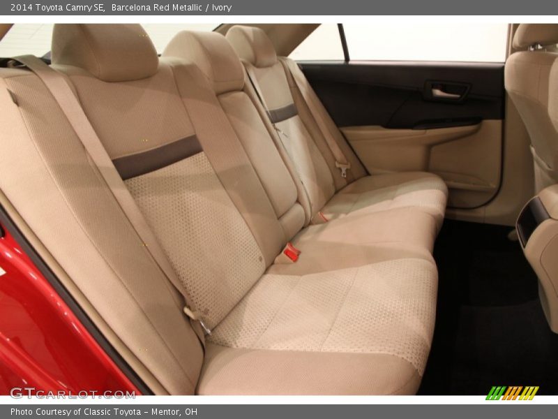 Rear Seat of 2014 Camry SE