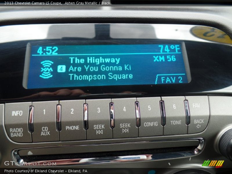 Ashen Gray Metallic / Black 2013 Chevrolet Camaro LS Coupe