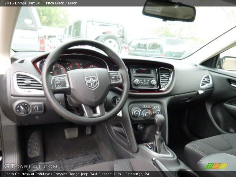 Pitch Black / Black 2016 Dodge Dart SXT
