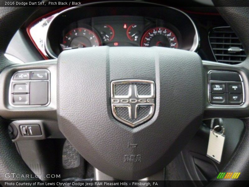 Pitch Black / Black 2016 Dodge Dart SXT