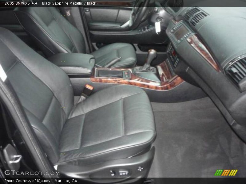Black Sapphire Metallic / Black 2005 BMW X5 4.4i