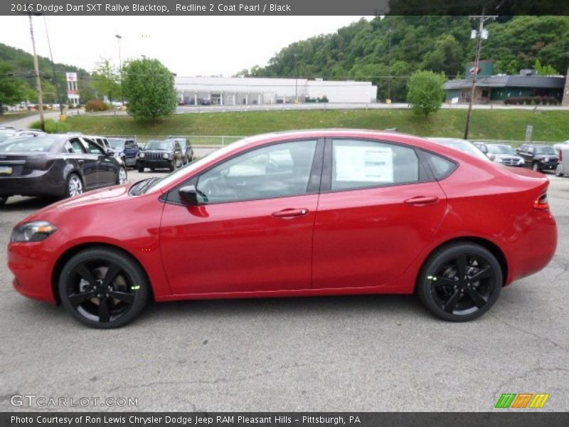 Redline 2 Coat Pearl / Black 2016 Dodge Dart SXT Rallye Blacktop
