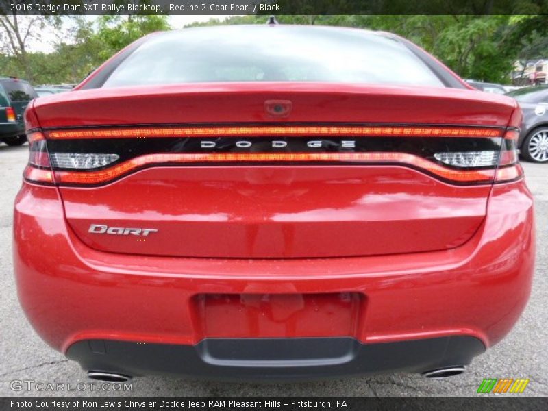 Redline 2 Coat Pearl / Black 2016 Dodge Dart SXT Rallye Blacktop