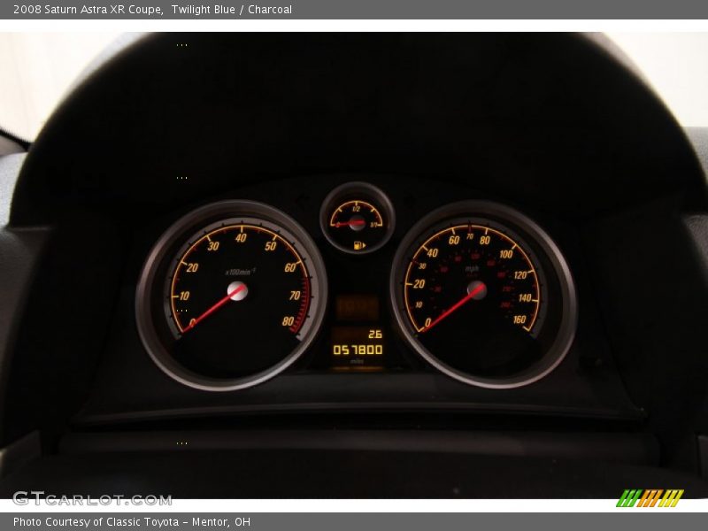  2008 Astra XR Coupe XR Coupe Gauges