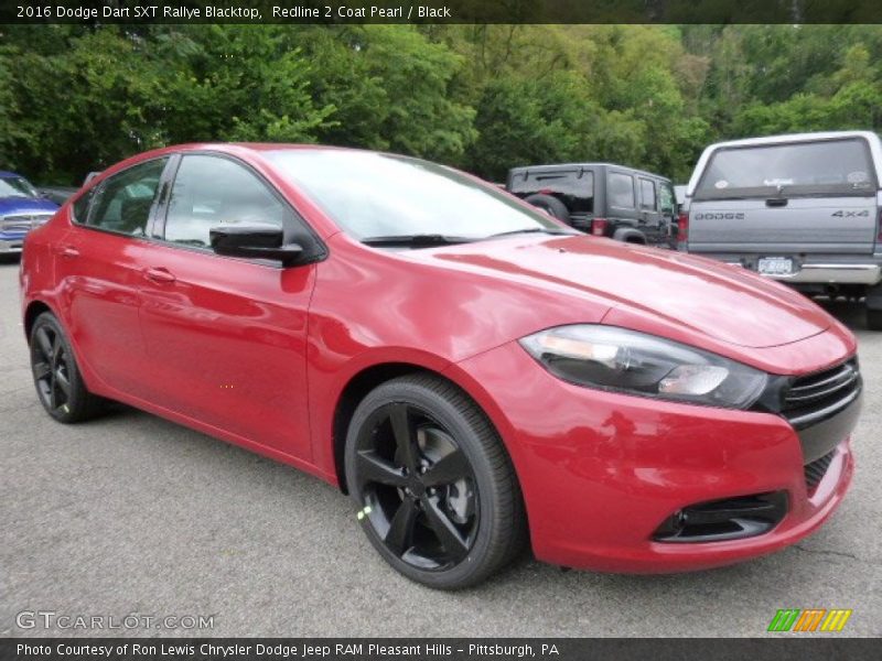 Redline 2 Coat Pearl / Black 2016 Dodge Dart SXT Rallye Blacktop