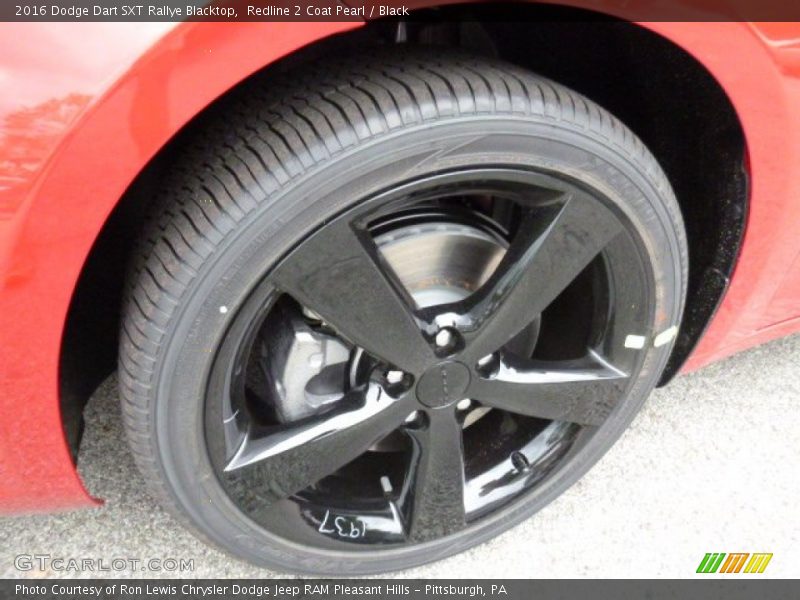 Redline 2 Coat Pearl / Black 2016 Dodge Dart SXT Rallye Blacktop