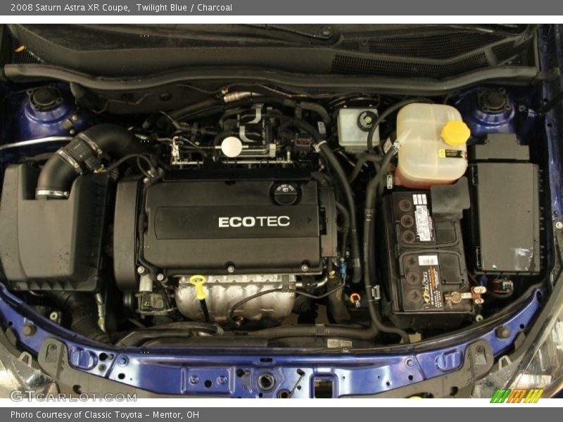  2008 Astra XR Coupe Engine - 1.8 Liter DOHC 16-Valve VVT 4 Cylinder