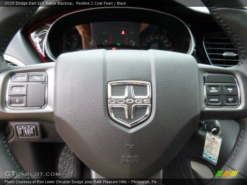 Redline 2 Coat Pearl / Black 2016 Dodge Dart SXT Rallye Blacktop