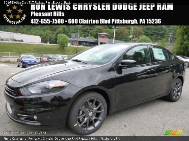 Pitch Black / Black 2016 Dodge Dart SXT Rallye