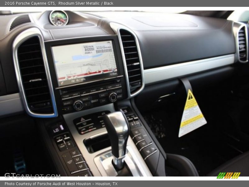 Rhodium Silver Metallic / Black 2016 Porsche Cayenne GTS