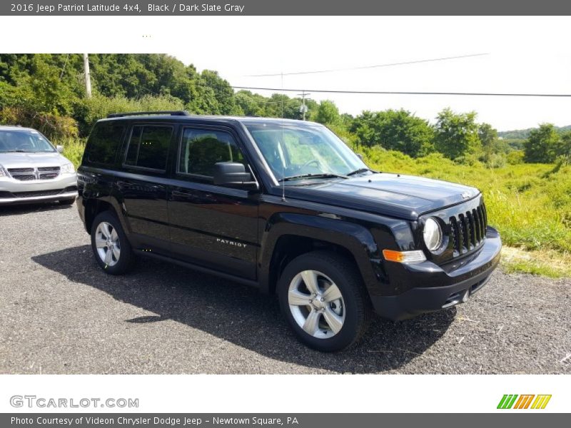 Black / Dark Slate Gray 2016 Jeep Patriot Latitude 4x4