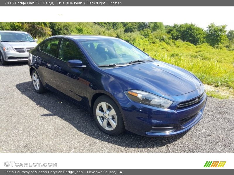 True Blue Pearl / Black/Light Tungsten 2016 Dodge Dart SXT Rallye