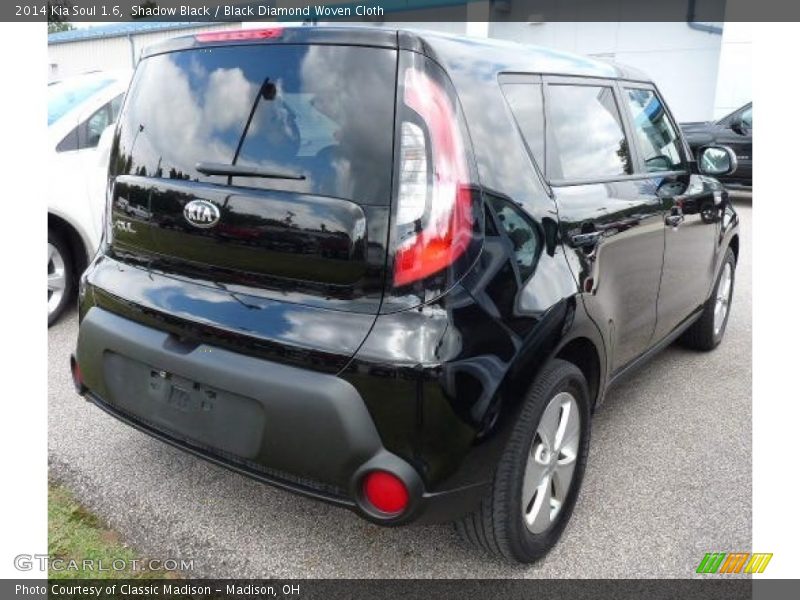 Shadow Black / Black Diamond Woven Cloth 2014 Kia Soul 1.6