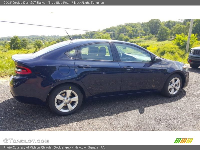 True Blue Pearl / Black/Light Tungsten 2016 Dodge Dart SXT Rallye
