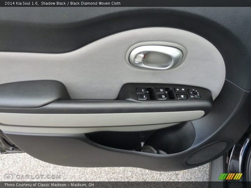 Shadow Black / Black Diamond Woven Cloth 2014 Kia Soul 1.6