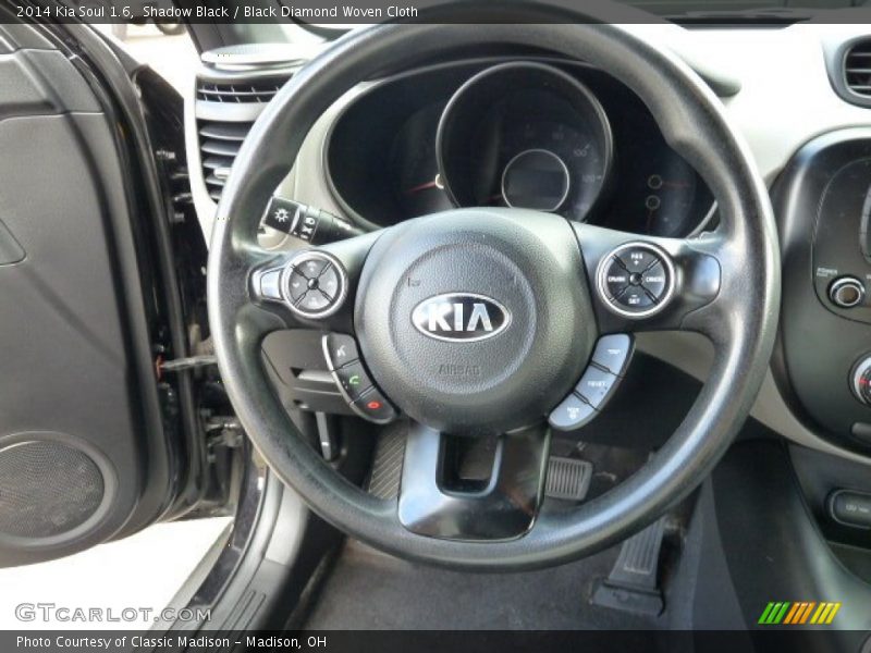 Shadow Black / Black Diamond Woven Cloth 2014 Kia Soul 1.6