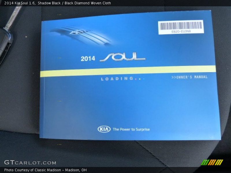 Shadow Black / Black Diamond Woven Cloth 2014 Kia Soul 1.6