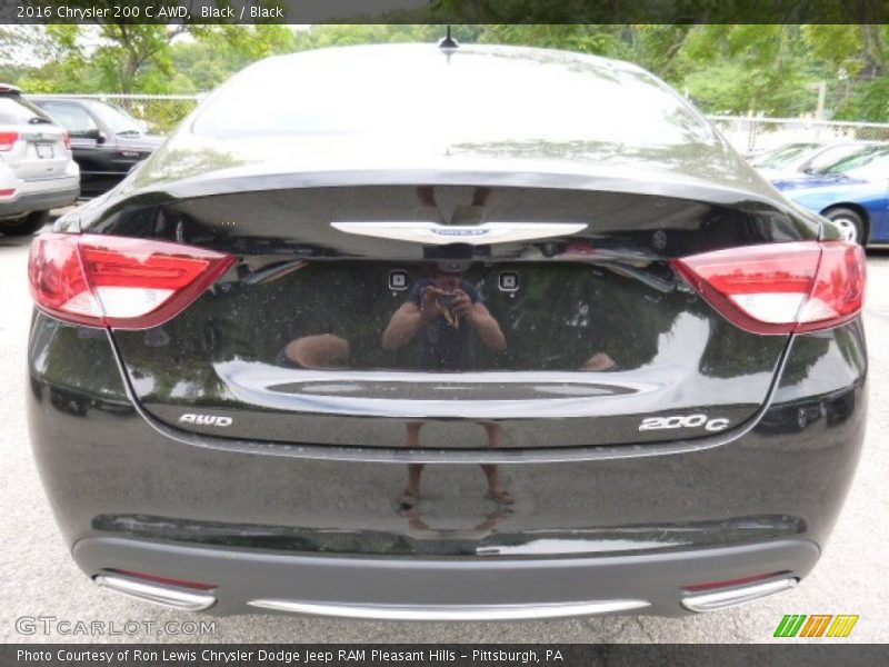 Black / Black 2016 Chrysler 200 C AWD
