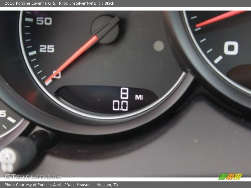 Rhodium Silver Metallic / Black 2016 Porsche Cayenne GTS