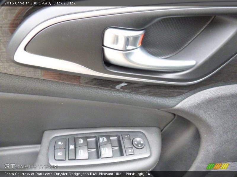 Black / Black 2016 Chrysler 200 C AWD