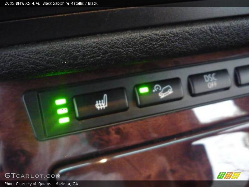 Black Sapphire Metallic / Black 2005 BMW X5 4.4i