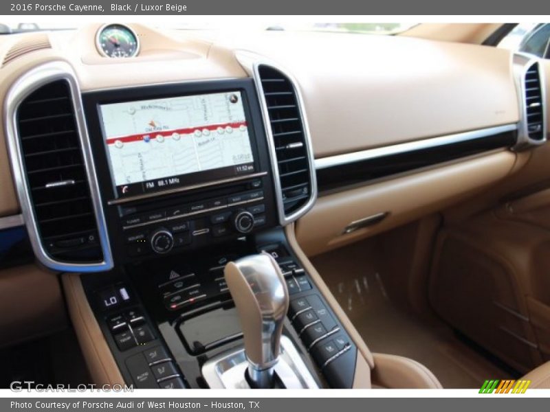 Black / Luxor Beige 2016 Porsche Cayenne
