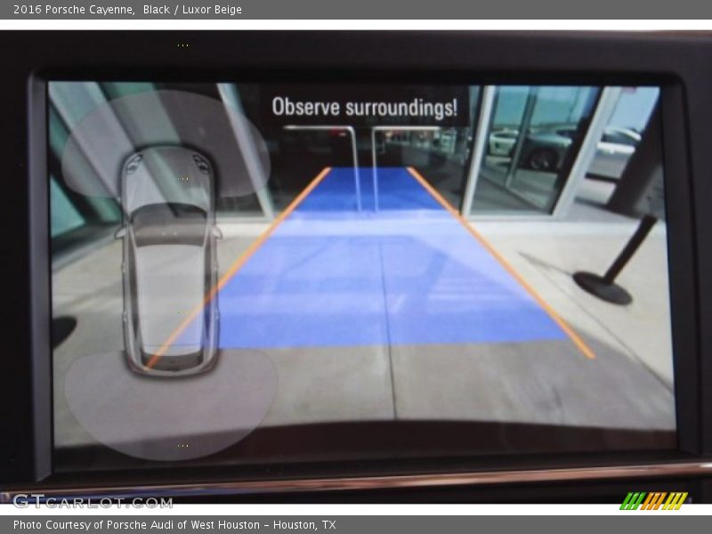 Black / Luxor Beige 2016 Porsche Cayenne