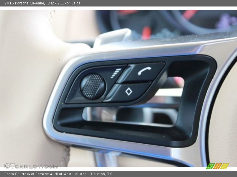 Black / Luxor Beige 2016 Porsche Cayenne