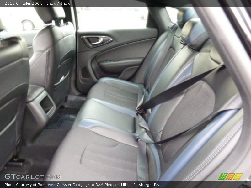 Rear Seat of 2016 200 S