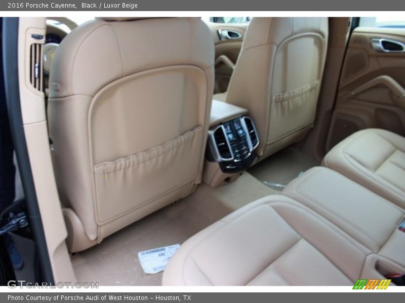 Black / Luxor Beige 2016 Porsche Cayenne