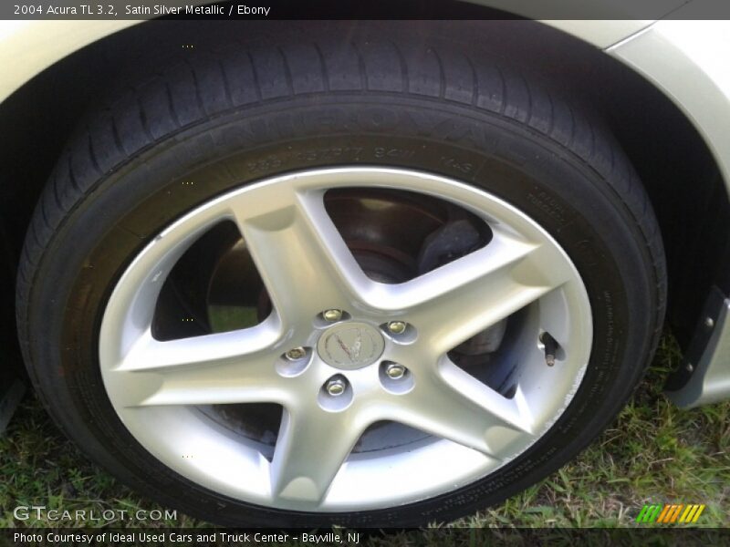 Satin Silver Metallic / Ebony 2004 Acura TL 3.2