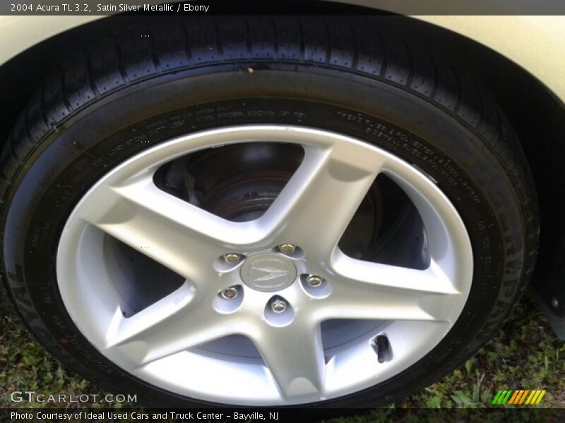 Satin Silver Metallic / Ebony 2004 Acura TL 3.2
