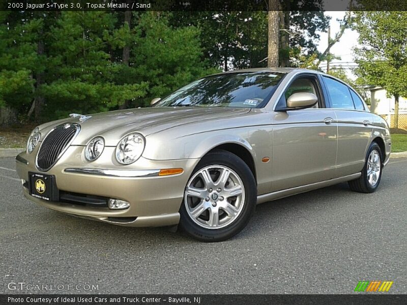 Topaz Metallic / Sand 2003 Jaguar S-Type 3.0