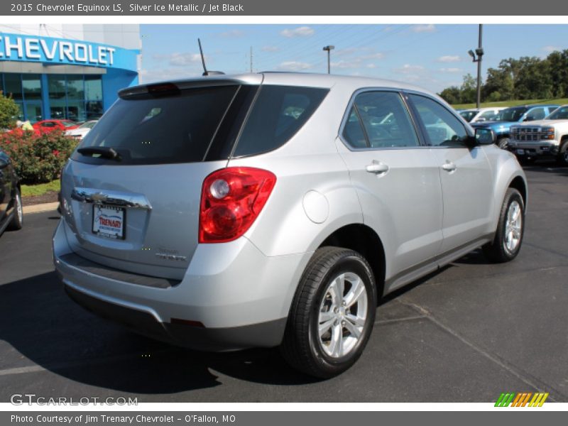 Silver Ice Metallic / Jet Black 2015 Chevrolet Equinox LS