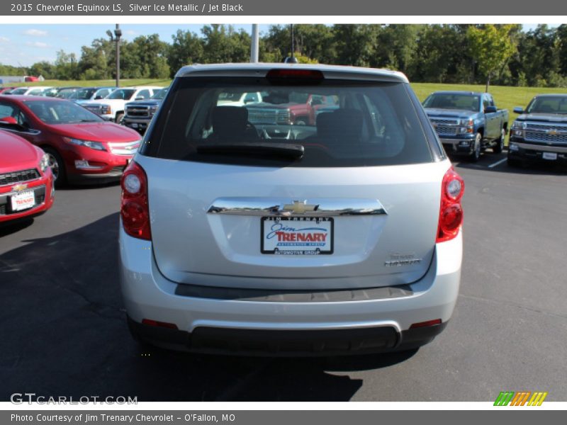 Silver Ice Metallic / Jet Black 2015 Chevrolet Equinox LS