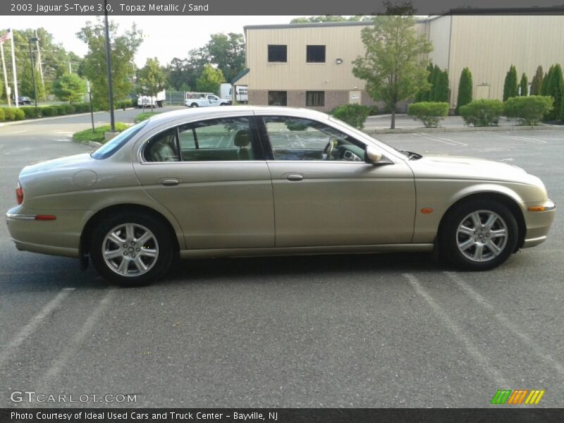 Topaz Metallic / Sand 2003 Jaguar S-Type 3.0