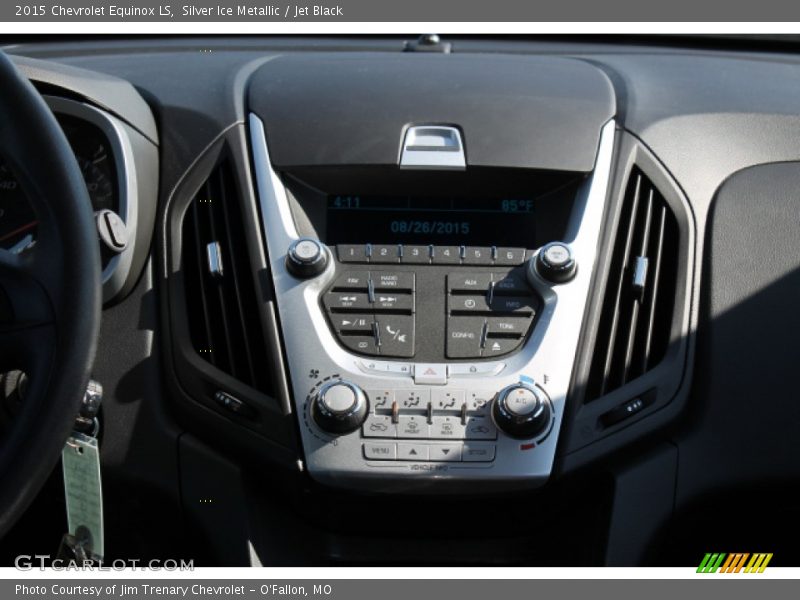 Silver Ice Metallic / Jet Black 2015 Chevrolet Equinox LS