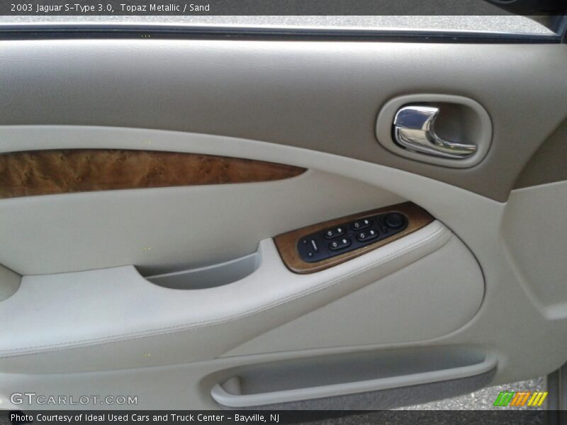 Topaz Metallic / Sand 2003 Jaguar S-Type 3.0