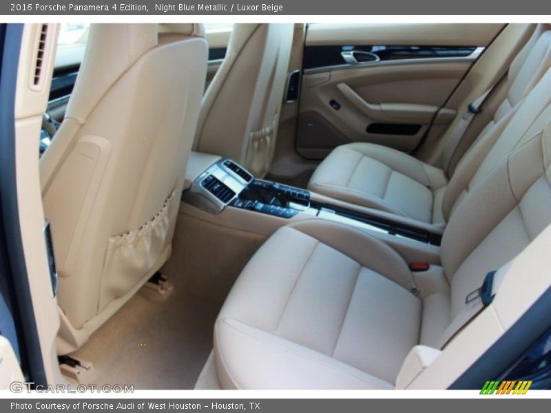 Night Blue Metallic / Luxor Beige 2016 Porsche Panamera 4 Edition