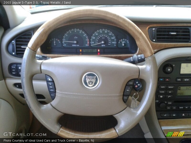 Topaz Metallic / Sand 2003 Jaguar S-Type 3.0
