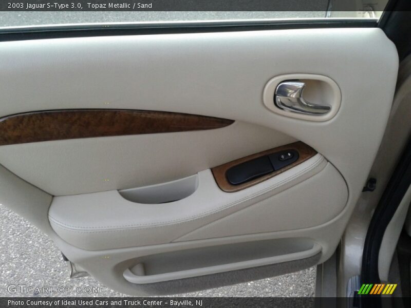 Topaz Metallic / Sand 2003 Jaguar S-Type 3.0