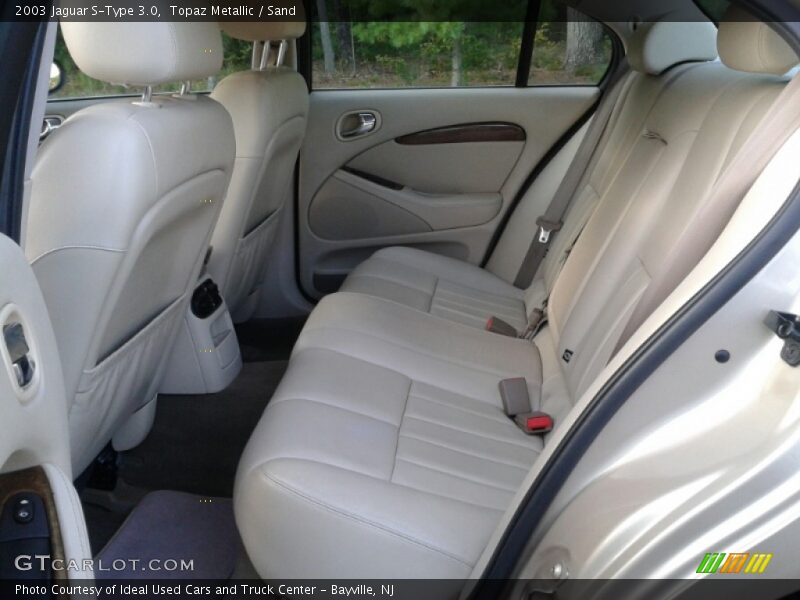 Topaz Metallic / Sand 2003 Jaguar S-Type 3.0