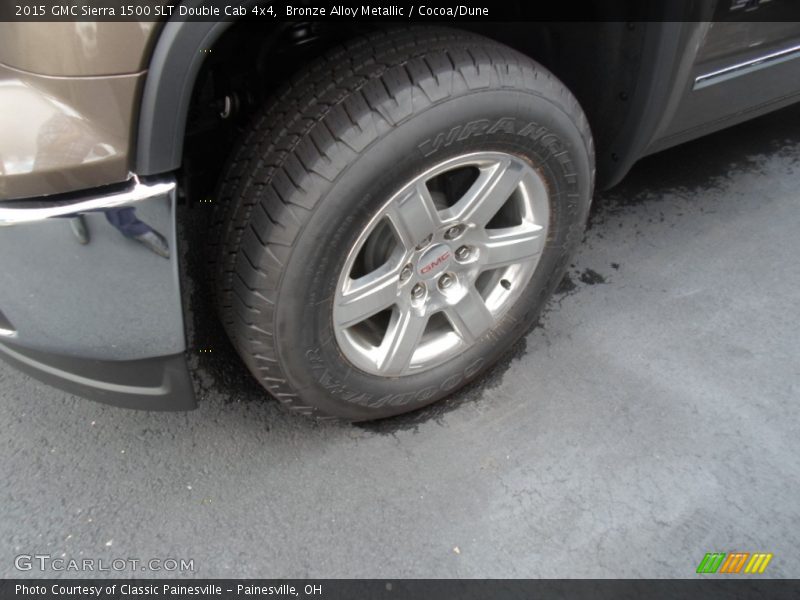 Bronze Alloy Metallic / Cocoa/Dune 2015 GMC Sierra 1500 SLT Double Cab 4x4