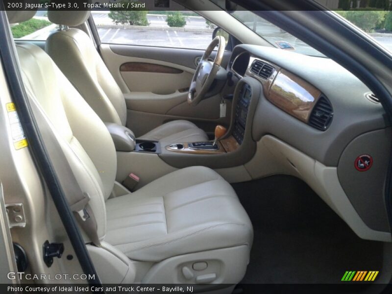 Topaz Metallic / Sand 2003 Jaguar S-Type 3.0