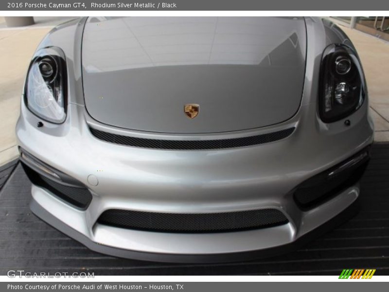 Rhodium Silver Metallic / Black 2016 Porsche Cayman GT4