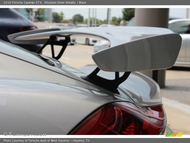 Rhodium Silver Metallic / Black 2016 Porsche Cayman GT4
