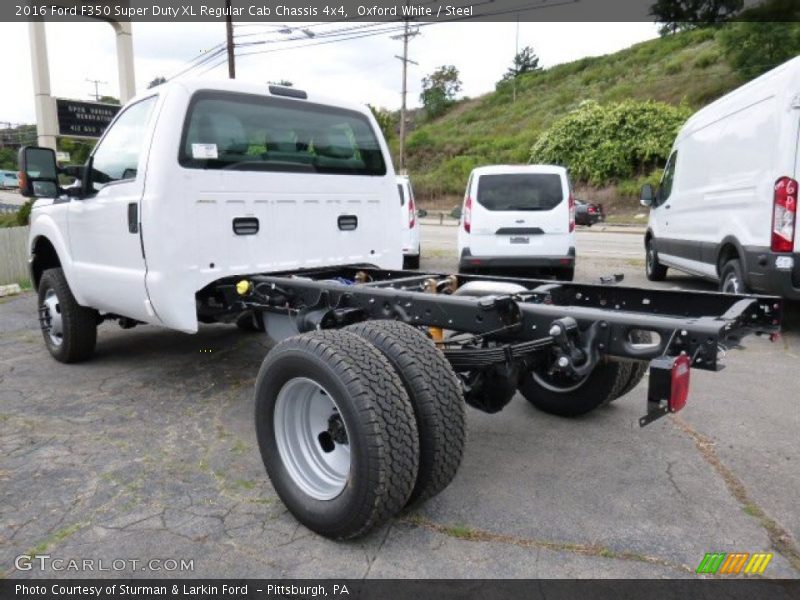 Oxford White / Steel 2016 Ford F350 Super Duty XL Regular Cab Chassis 4x4