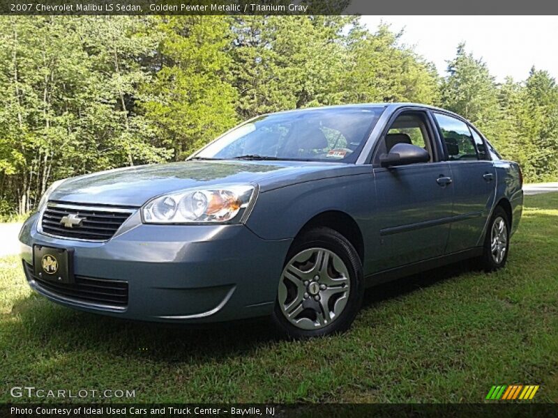 Golden Pewter Metallic / Titanium Gray 2007 Chevrolet Malibu LS Sedan